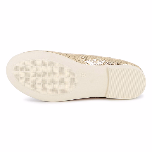 Балетки Gold от бренда Billieblush