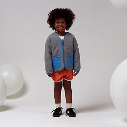 Куртка FRIENDLY WHALE Ultimate grey Azure blue от бренда Gosoaky