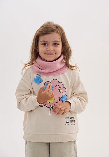 Снуд Lilen merino blossom pink от бренда Peppihat