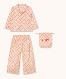 Пижама FLOWER GRID от бренда Tinycottons