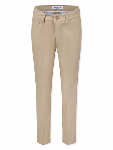 Брюки чинос бежевого цвета от бренда Trussardi
