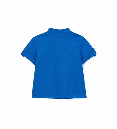 Рубашка синего цвета с карманом в полоску от бренда Original Marines