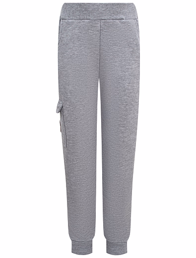 Джоггеры Grey с эмблемой треугольник от бренда Stormies