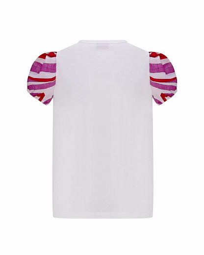 Футболка Multicolored Waves от бренда Emilio Pucci Молочный