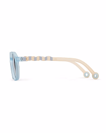Очки KIDS Oval Sunglasses-Seaside Stripes-Sailing Blue от бренда Olivio and Co