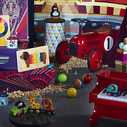 Паровозик Радуга от бренда Vilac