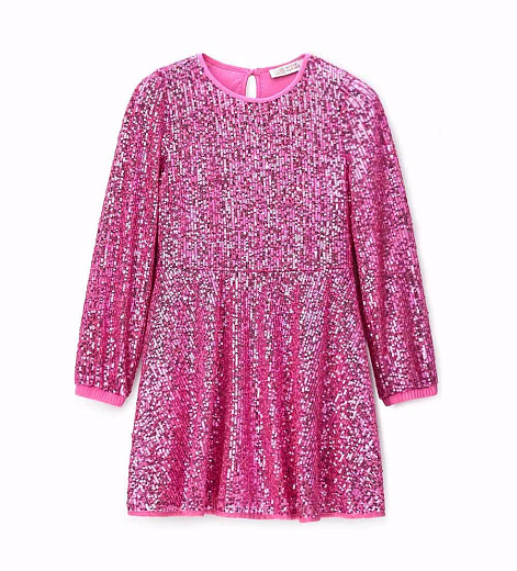Платье Fuchsia в пайетках от бренда Original Marines