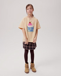 Футболка Ice Cream Park от бренда CHOOCHOO Бежевый