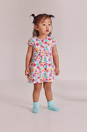 Платье и блумеры с принтом цветов от бренда Boboli