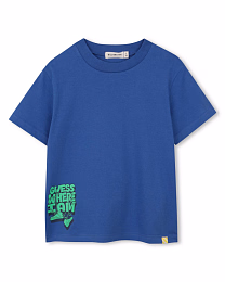 Футболка BLUE FLAG от бренда Billieblush Синий