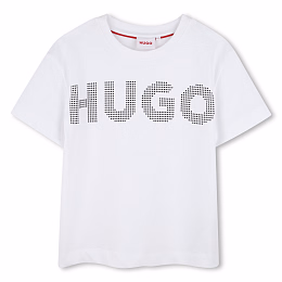 Футболка с заклепками Logo от бренда HUGO Белый