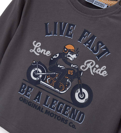 Лонгслив Be a legend от бренда Original Marines