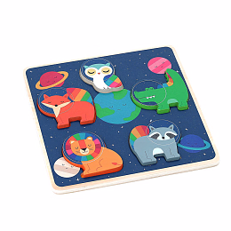 Тактильный пазл Космос от бренда Vilac