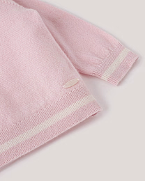 Джемпер и джоггеры розового цвета с принтом лошадки от бренда Anna Leon