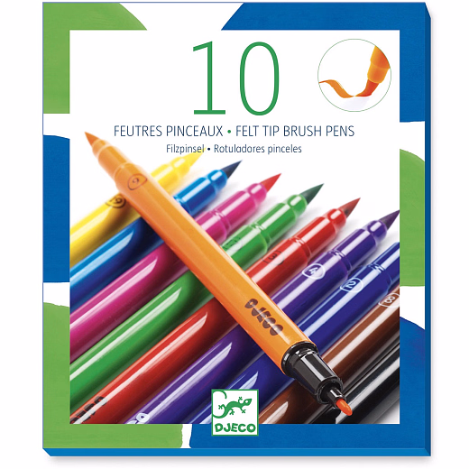 Фломастеры двухсторонние, классические от бренда Djeco