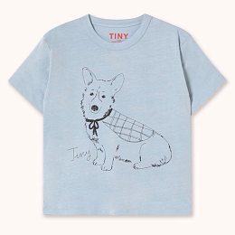 Футболка CORGI от бренда Tinycottons Голубой