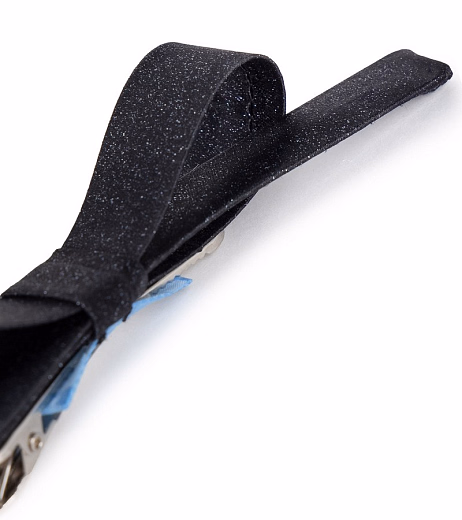 Бант «Чудо» чёрный от бренда Kosa do Poyasa