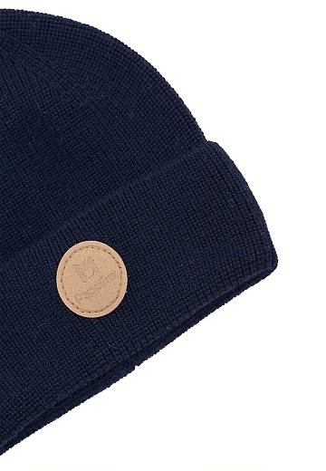 Шапка Knot merino night blue от бренда Peppihat