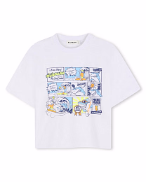 Футболка COMICS от бренда Billieblush Белый