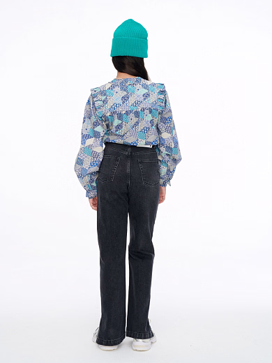 Блузка с принтом от бренда Les coyotes de Paris