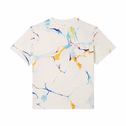 Футболка Tie-Dye Graphic от бренда Stella McCartney kids Белый