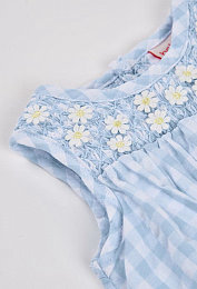 Платье в клетку виши от бренда Boboli