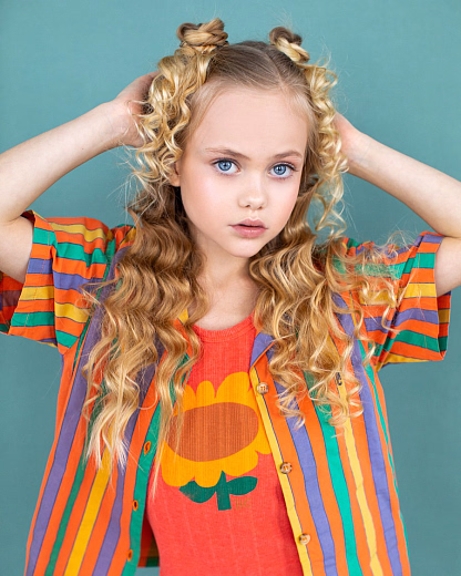 Рубашка Multicolor Stripes от бренда Bobo Choses