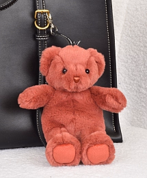 Брелок Мишка терракотового цвета от бренда Doudou et Compagnie