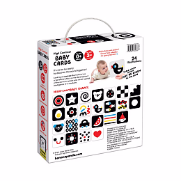 Контрастные карточки для новорожденных от бренда Banana Panda