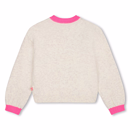 Джемпер с сердцем из пайеток от бренда Billieblush