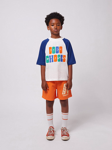 Шорты Orange Podium от бренда Bobo Choses