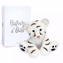 Снежный барс в подарочной коробке, 25 см от бренда Histoire d'Ours