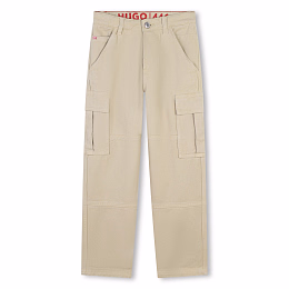 Брюки-карго Light Beige от бренда HUGO