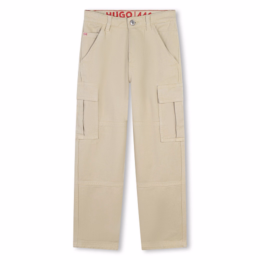 Брюки-карго Light Beige от бренда HUGO