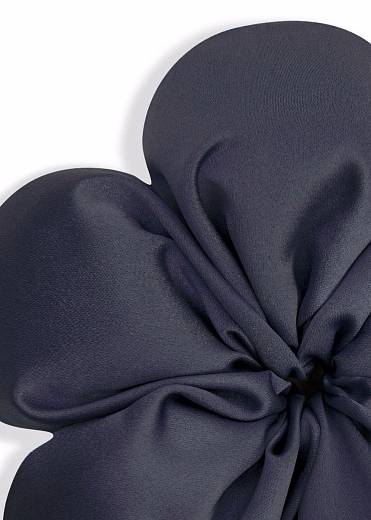 Резинка для волос «Цветок для мамы» графит с наполнителем от бренда Kosa do Poyasa