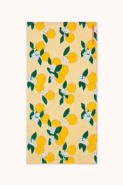 Полотенце с принтом мандарин от бренда Tinycottons