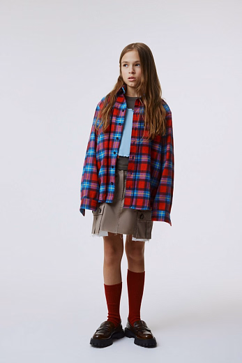 Рубашка в клетку Red-Blue от бренда Stormies