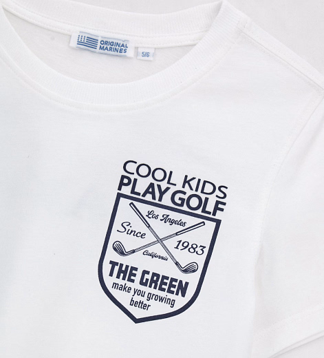 Футболка Cool Kids от бренда Original Marines Молочный
