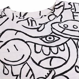 Футболка Rodney Net Doodle от бренда MOLO Белый