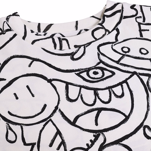Футболка Rodney Net Doodle от бренда MOLO Белый