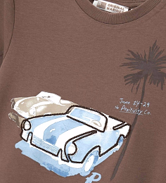 Футболка Retro car от бренда Original Marines Коричневый