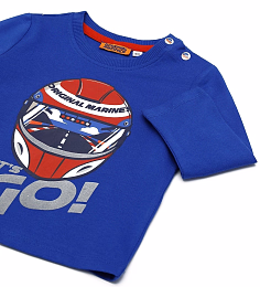 Лонгслив с байкером NAUTICAL BLUE от бренда Original Marines