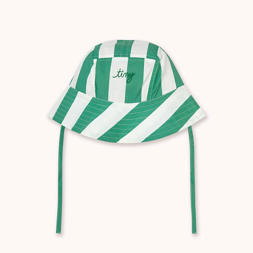 Панама GREEN STRIPES от бренда Tinycottons
