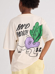 Футболка Rapid Radish от бренда Bobo Choses Белый