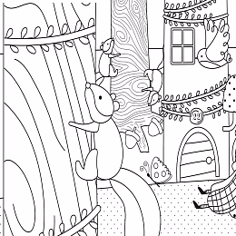 Раскраска Постер Magic Forest от бренда Apli Kids