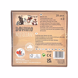 Домино "Музыканты" от бренда Egmont Toys