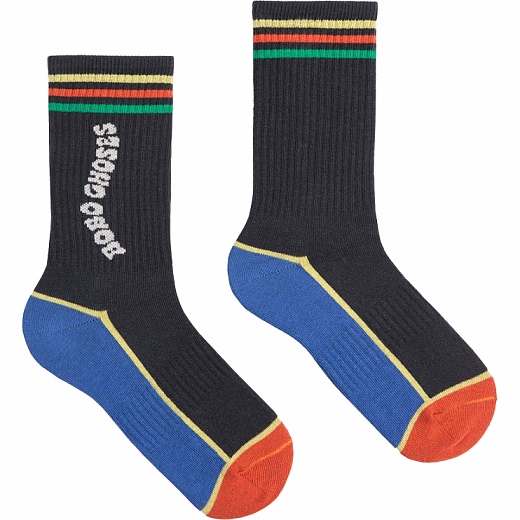 Носки color block stripes от бренда Bobo Choses