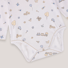 Боди Toys, ползунки Grey и шапка от бренда Anna Leon