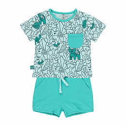 Футболка и шорты Blue cat and turtle от бренда Boboli