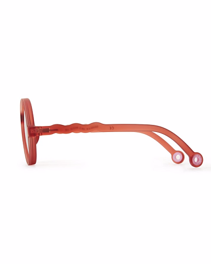 Очки JUNIOR Round Sunglasses-Coral Reef-Sardine Coral от бренда Olivio and Co